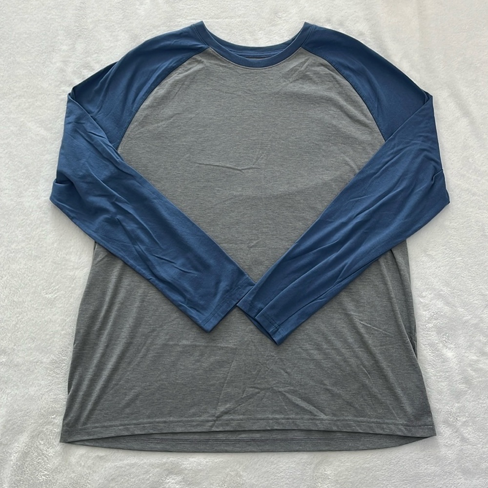 George Men’s Raglan Long Sleeve Shirt Size XL